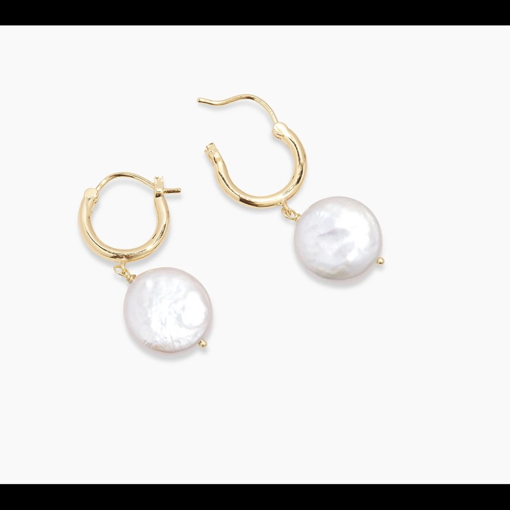 Gorjana Reese Pearl Earrings